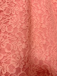 Peach Lace Ruffle Sleeve Top
