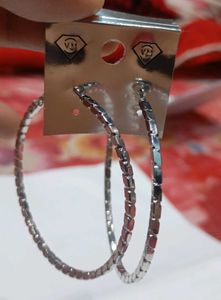 Silver Hoop Earrings