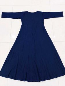 navy blue gown