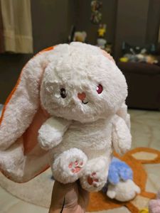 Cute Fluffy Bunny Plush Toy