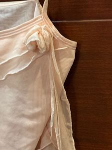 Sheer Ruffle Camisole Top