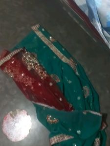 Beautiful Emerald Green Saree