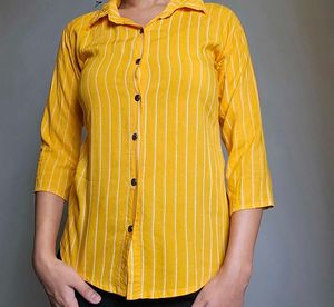 Yellow Striped Shirt