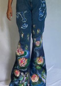 Hand-Painted Artistic jeans