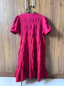 Ruffle Wrap Dress
