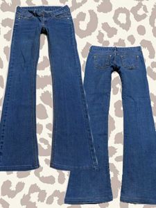 Y2K Low Rise Bootcut Denim Jeans