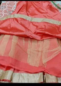 Elegant Pink Ethnic Gown with Embellishment
