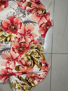 Vibrant Floral Print Blouse