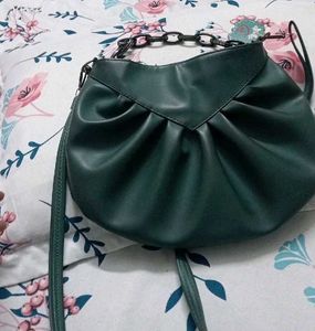 Stylish Green Shoulder Bag