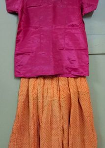 Elegant Pattu pavada set