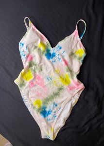 Tie Dye One-Piece Swimsuit (Padded)