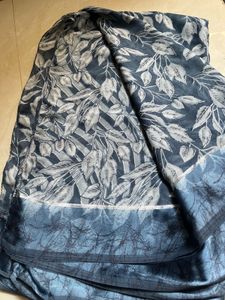 beautiful printed saree with blouse