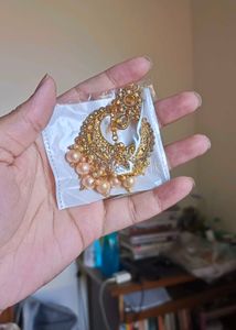 Golden Medium Size Mangtika For Party