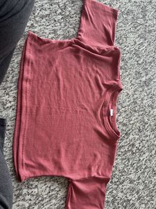 Ribbed Long Sleeve Top