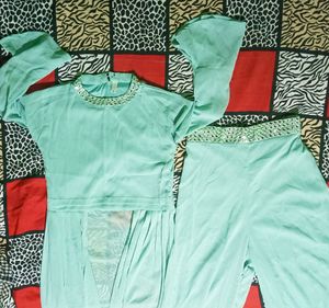 Mint Green Two-Piece Set