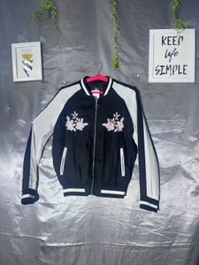 Atmosphere Embroidered Bomber Jacket