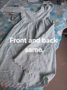 100% cotton Light Blue Chikankari Kurta pant Set