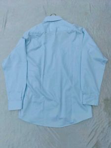 Parkland Men's Blue Dress Shirt