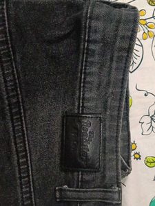 Distressed Grey Denim Jeans