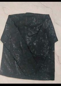 Men's Textured Black Jacket