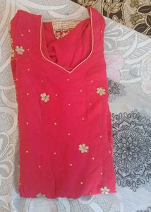 punjabi style Kameej with Gold Embroidery