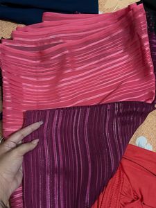 Chic Striped Saree
