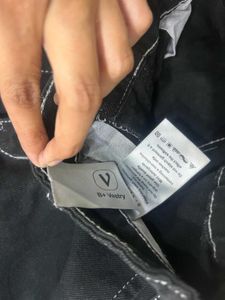 black cargo pants