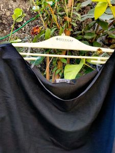Black Off-Shoulder Long Sleeve Top