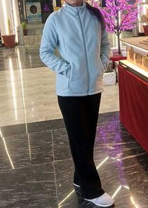 Cozy Light Blue Fleece Jacket