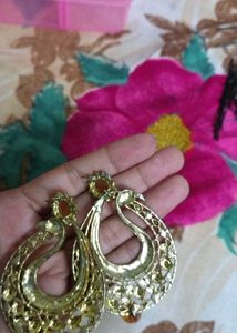 Elegant  Peacock Jhumka Earrings