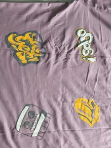 Purple Graphic T-Shirt