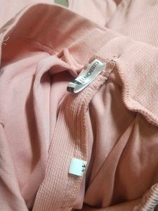 Soft Pink Ribbed Jumpsuit