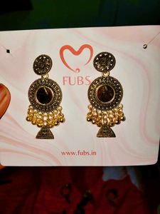 Gold jhumka earrings set combo of 4 pieces