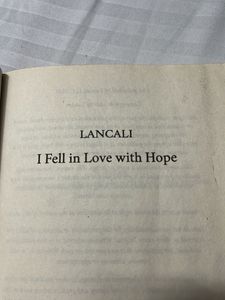 I Fell In Love With Hope Book