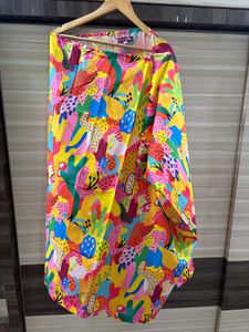 pool party kaftan one shoulder