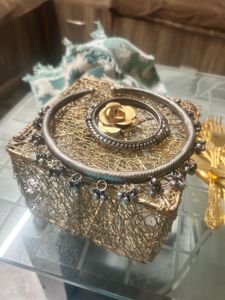 Oxidized Silver Kada &   hasli with ghung