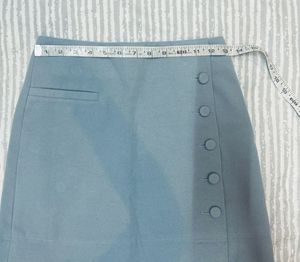 Cute Blue Mini Skirt