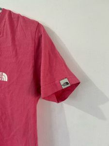 The north face pink t shirt