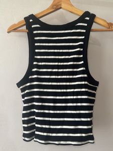 Striped Ribbed Tank Top