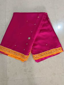 heavy work saree