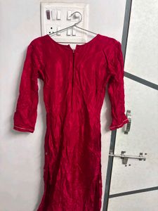 Stunning pink Silk Kurta with pant