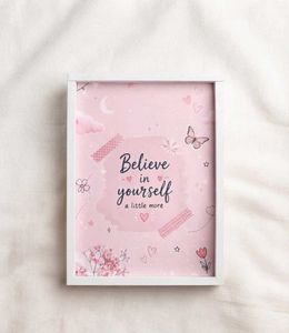 Believe in Yourself – Pink Aesthetic Motivational