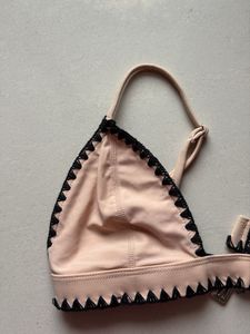Cute Embroidery Bikini Top