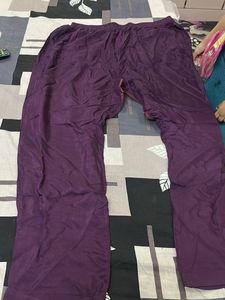 Elegant Embroidered Purple Dress