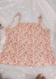Cute Cherry Print Crop Top