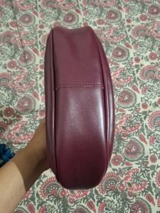 Stylish Maroon Hobo Bag