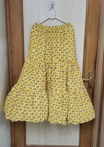 Floral Tiered Maxi Skirt Never Used