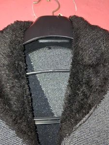 Stylish Grey Long Coat
