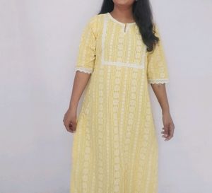 Women Yellow Kurta #studio