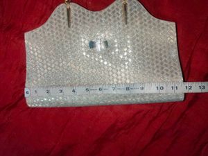 Sparkling Silver Evening Clutch